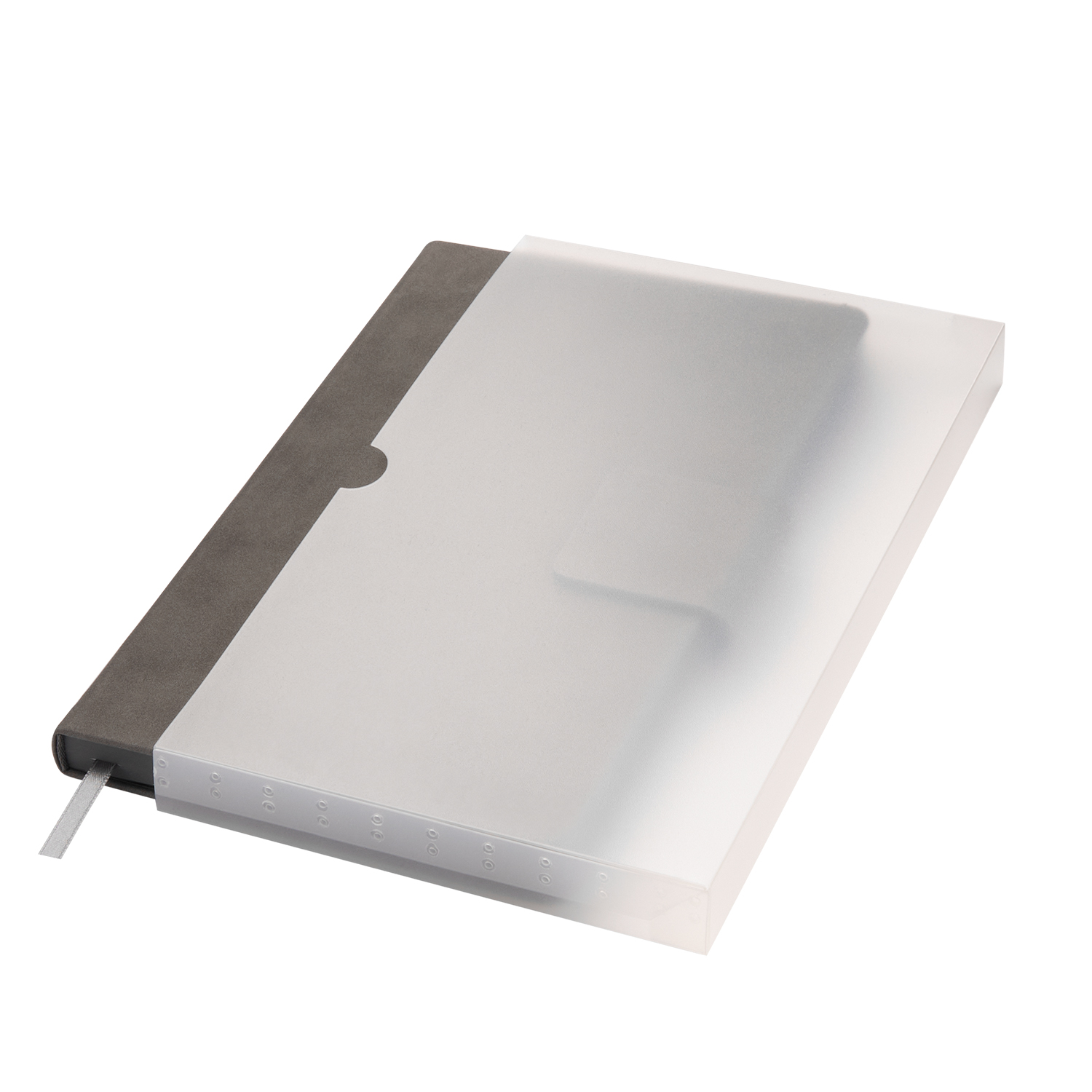 Ежедневник Ritz недатированный, серый, твердая обложка-11