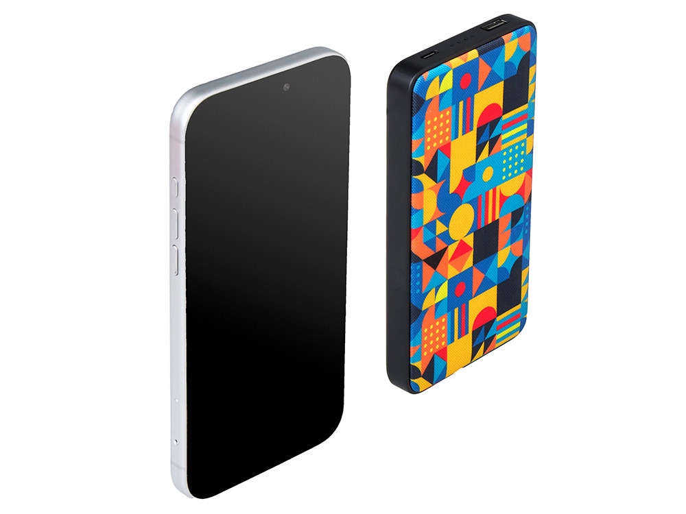 Портативное зарядное устройство с возможностью полноцветной печати на ткани по индивидуальному дизайну клиента-9