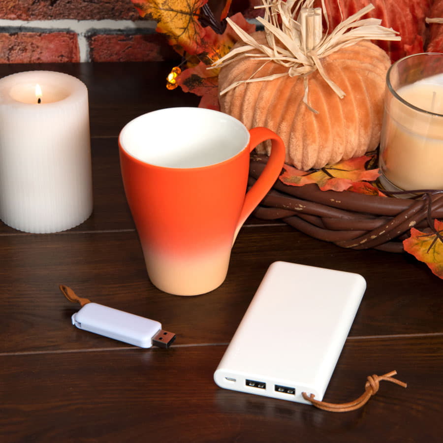 Кружка GRADE с прорезиненным покрытием, зеленый-11