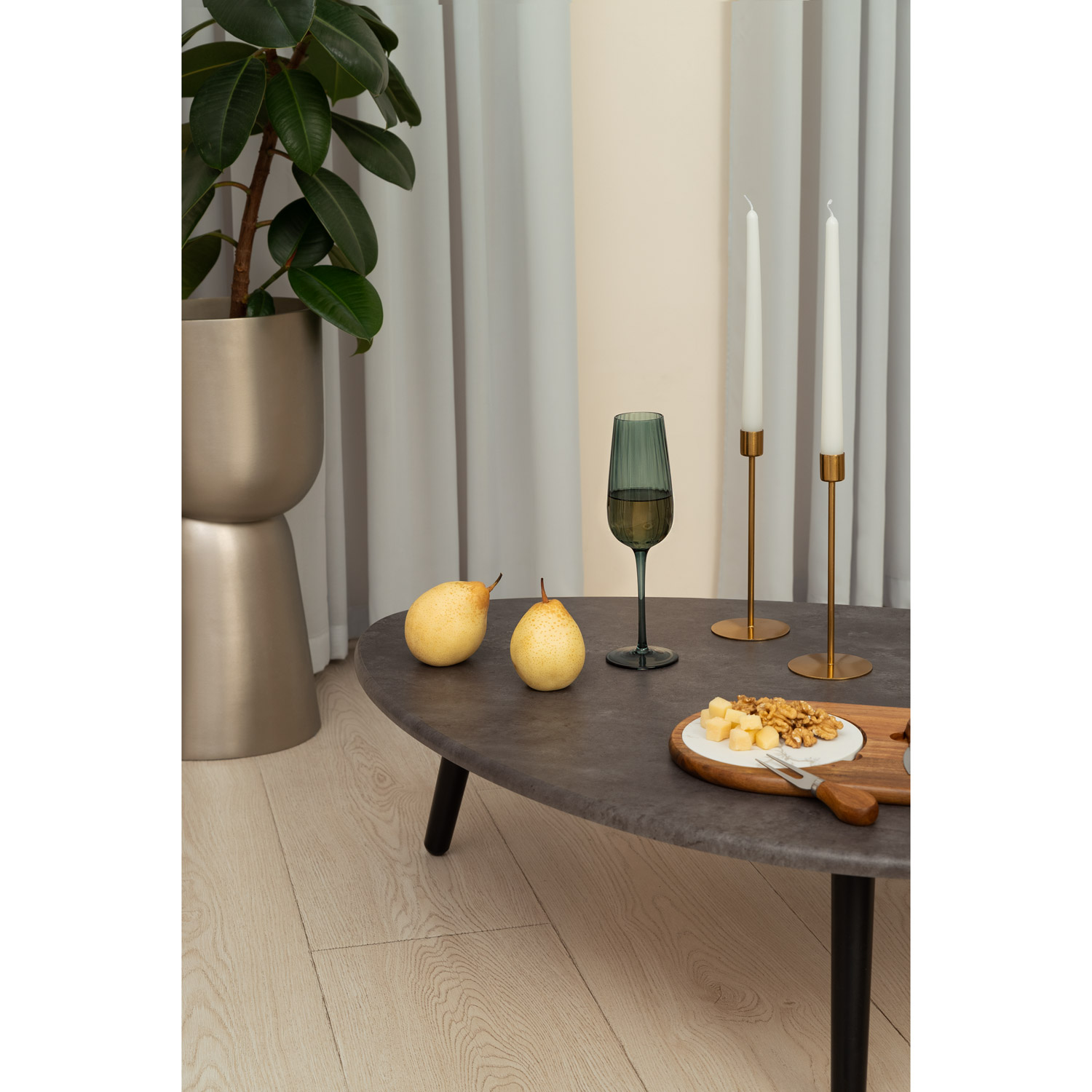 Бокал для шампанского Капри (Capri), зеленый-3