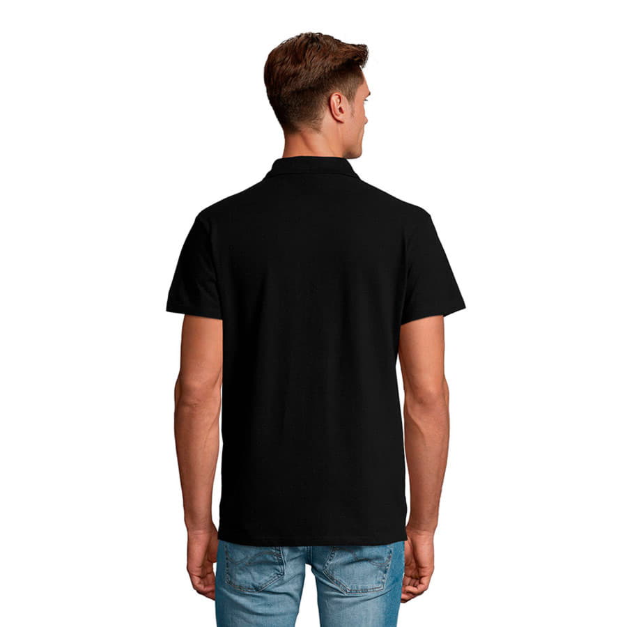 Рубашка поло мужская SPRING II 210, черный-2