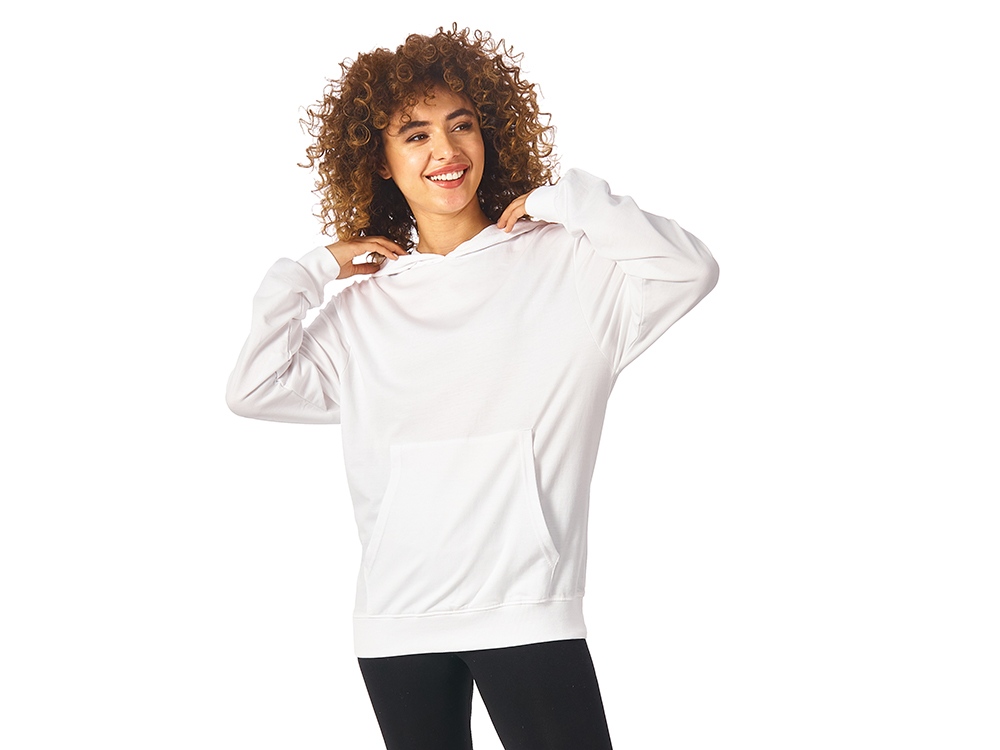 Худи Warsaw, футер 220гр, белый-2