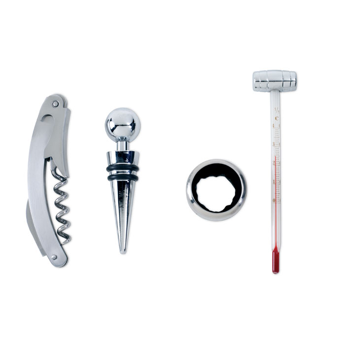 Набор винный, серебряный-4