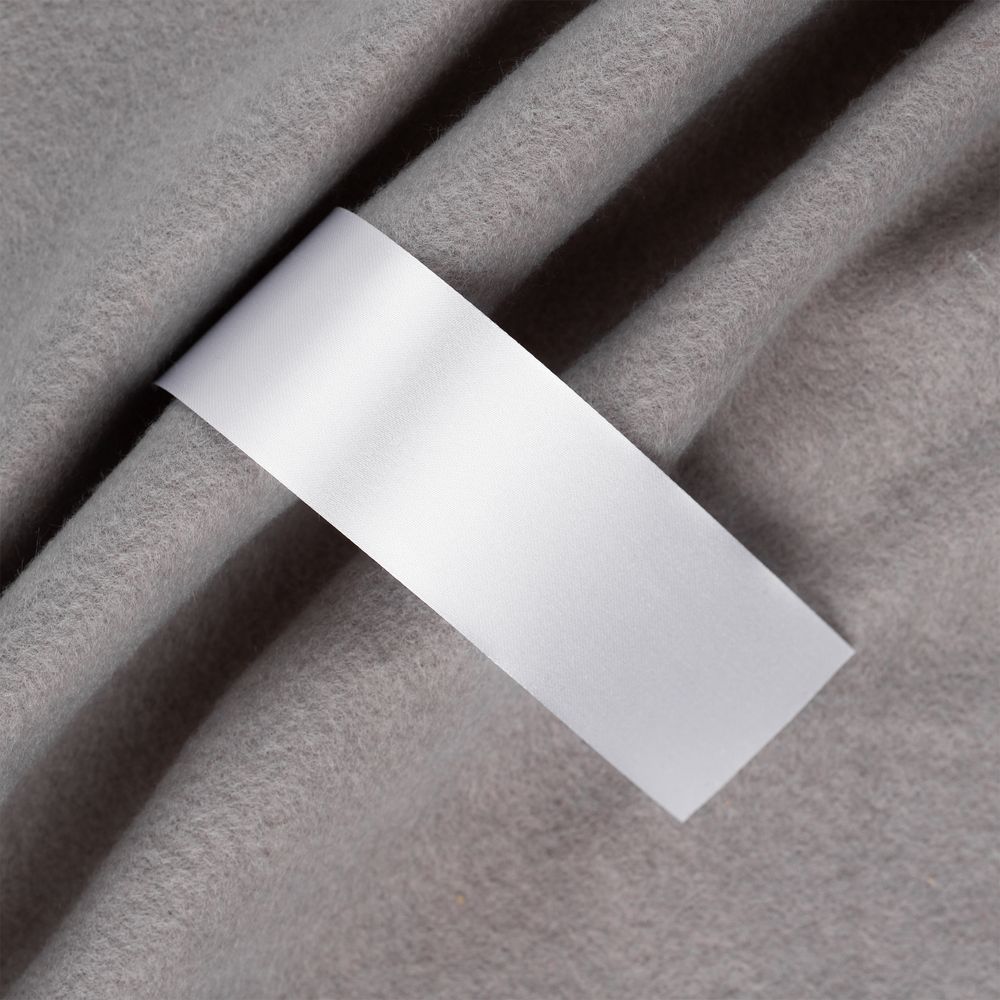 Лента сатиновая Satin 35 М, белая, 80 см-1