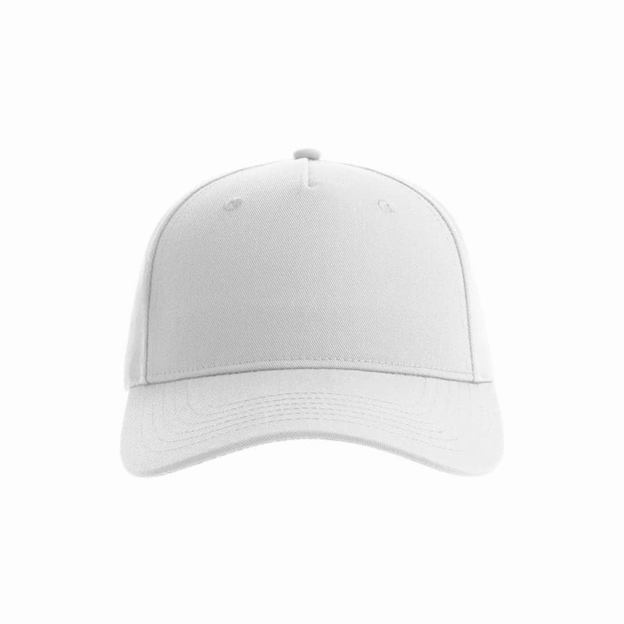 Бейсболка FIJI, 5 клиньев, застежка на липучке, белый-3