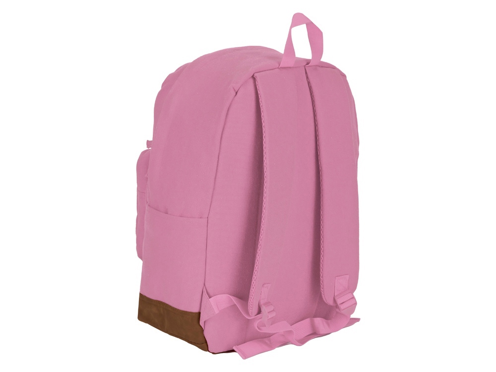 Рюкзак Shammy с эко-замшей для ноутбука 15, пыльно-розовый-7