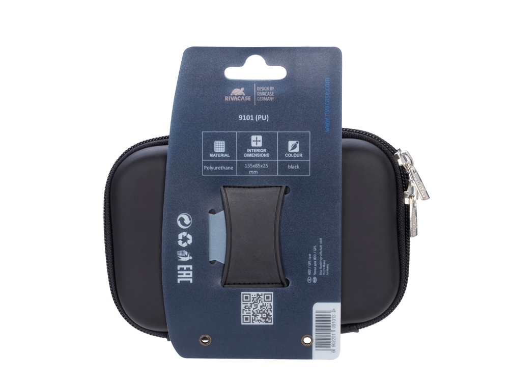 Чехол для жесткого диска из кожзама 9101, черный-13