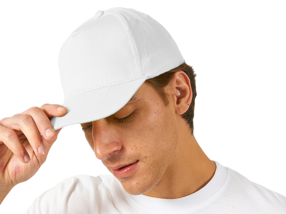 Бейсболка Memphis 5-ти панельная 165 гр, белый-1