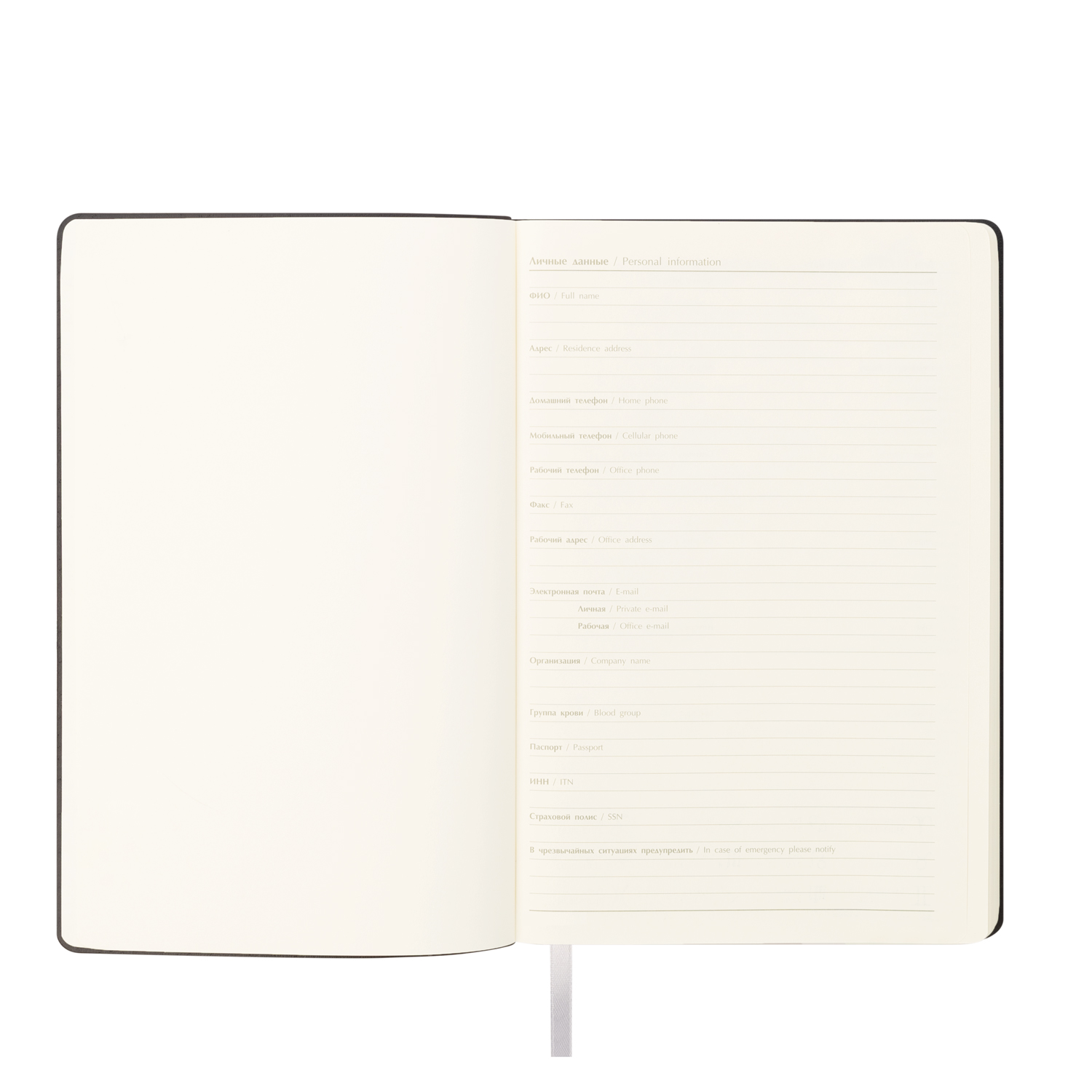 Ежедневник Velvet City недатированный, белый  (без упаковки, без стикера)-9