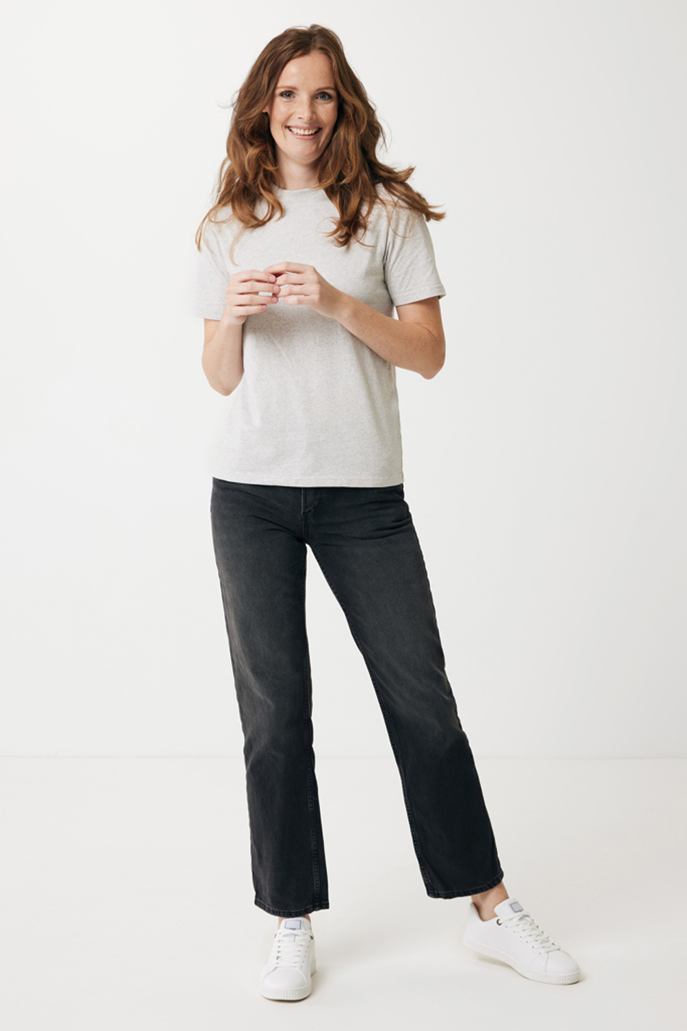 Футболка Iqoniq Sierra из переработанного хлопка, унисекс, 160 г/м²-16