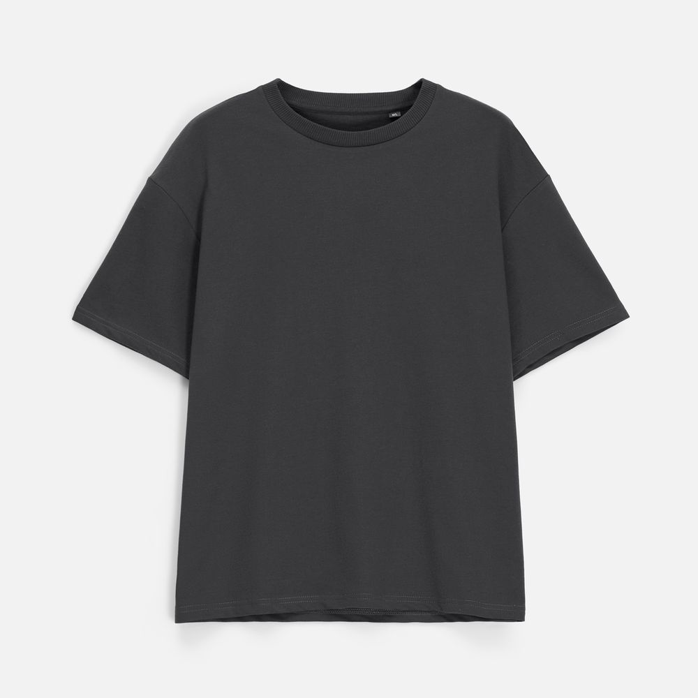 Футболка унисекс Durington, темно-серая (графит)-1