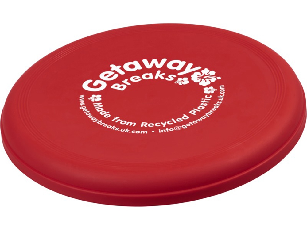 Фрисби Orbit из переработанной плстмассы, красный-2