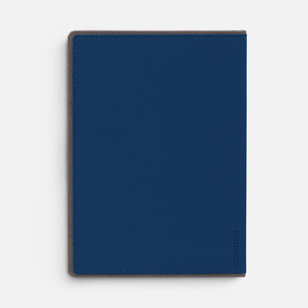 Ежедневник Frame, недатированный,синий с серым-2