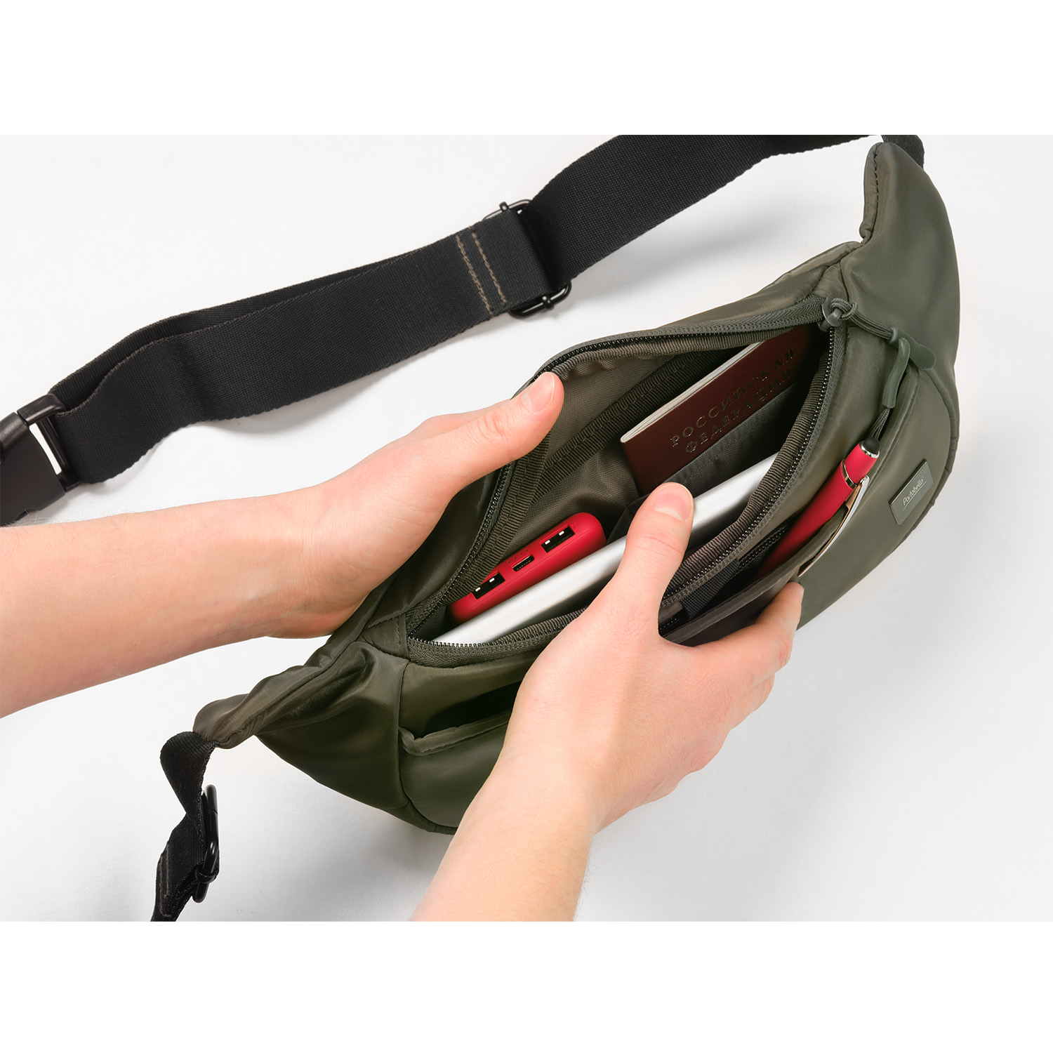 Поясная сумка Boston, зеленый-3