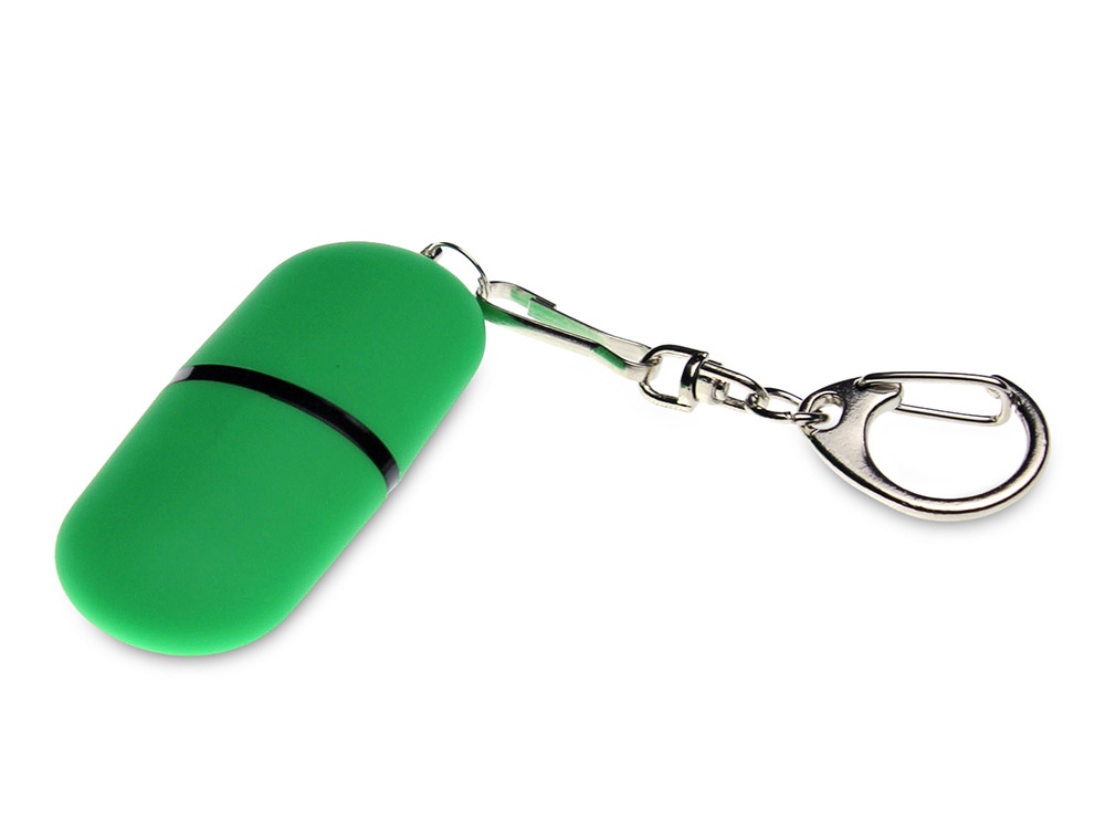 Флешка Goutte Soft-touch на 32 Гб, зеленый-0