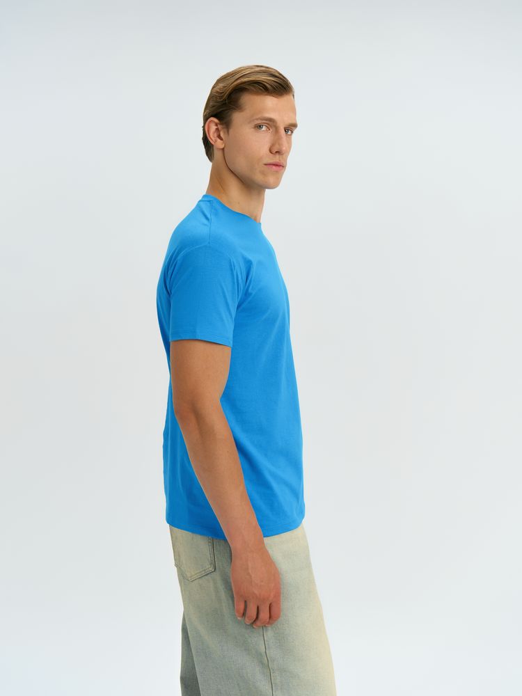 Футболка унисекс Regent 150, ярко-бирюзовая-5