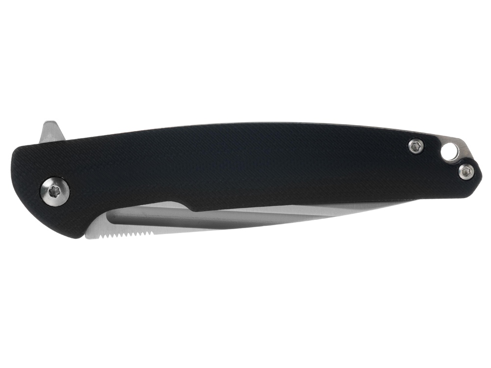 Нож складной Stinger, 106 мм, (серебристый), материал рукояти: сталь D2, стеклотекстолит G10-1