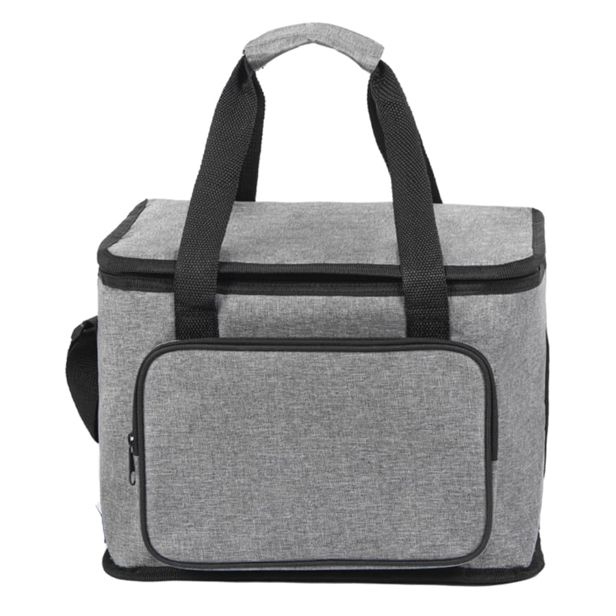 Термосумка с карманом POCKET, серый меланж-1