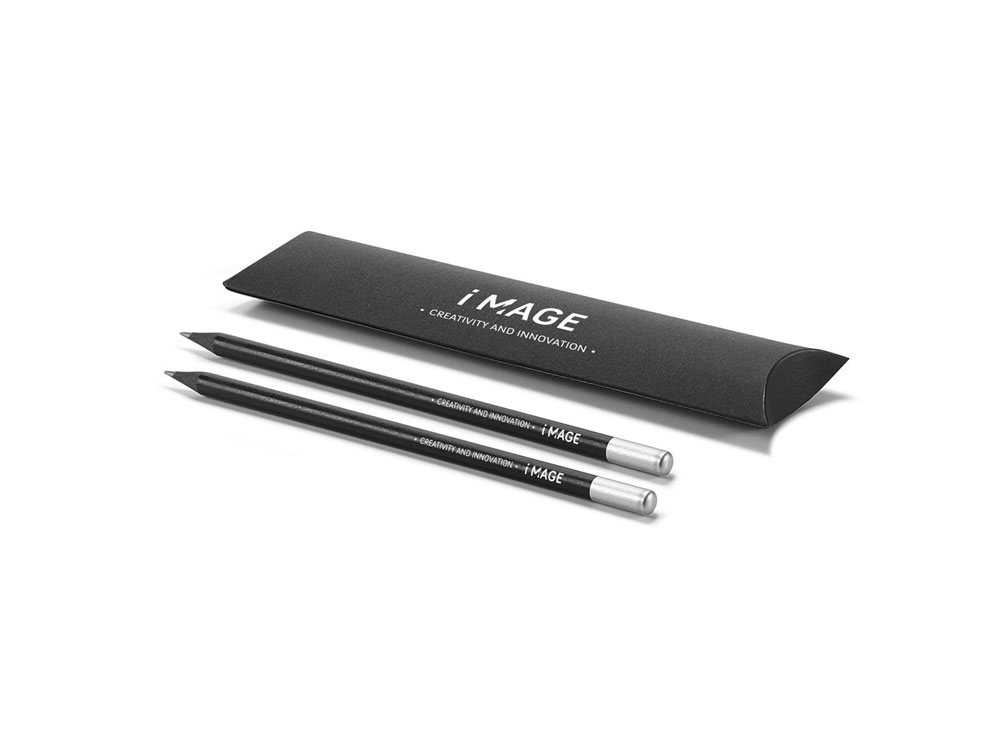 BRENTANO. Набор карандашей, Сатин серебро-1