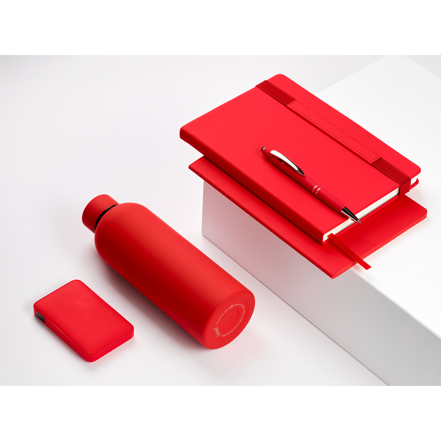 Внешний аккумулятор с подсветкой Анкор (Ancor) 5000 mAh, красный-10
