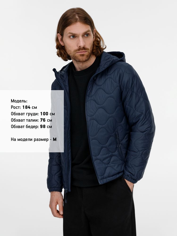 Куртка унисекс Tarnaby, темно-синяя-3