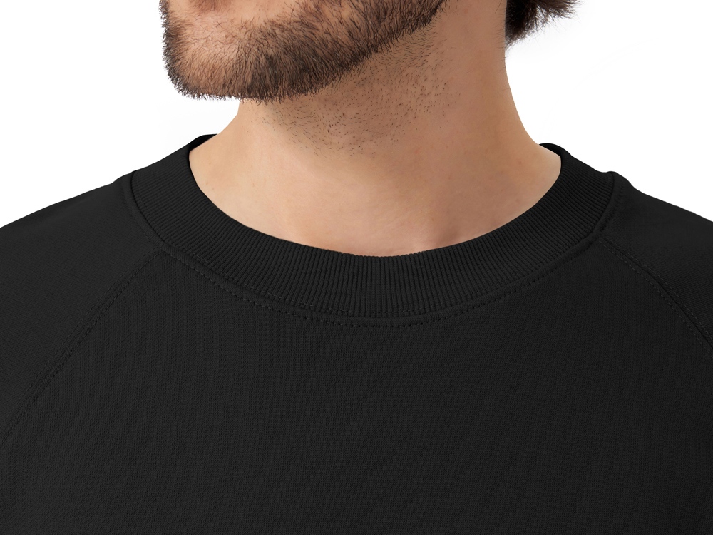 Свитшот оверсайз с рукавом реглан Belgrade, унисекс, черный-8