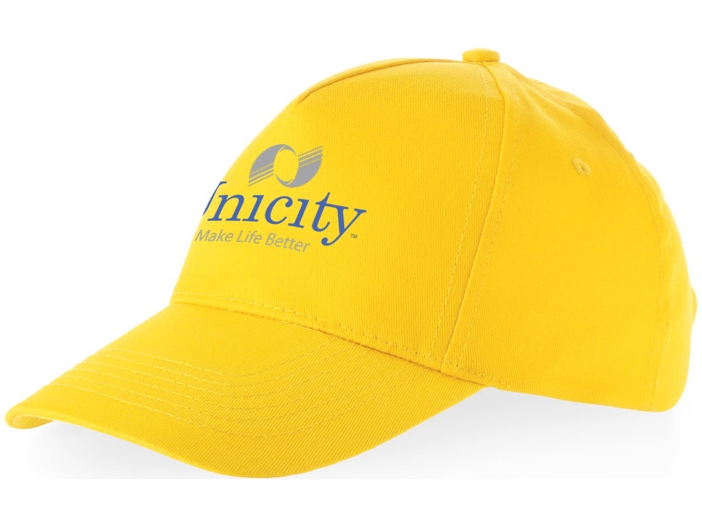 Бейсболка Мемфис 230 5-панельная, yellow-8