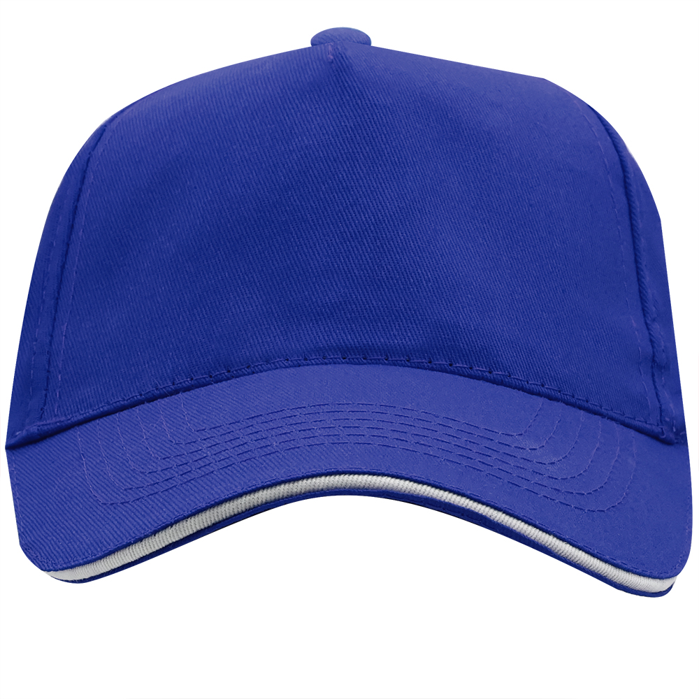 Бейсболка 5-панельная ERIS, Королевский синий-0