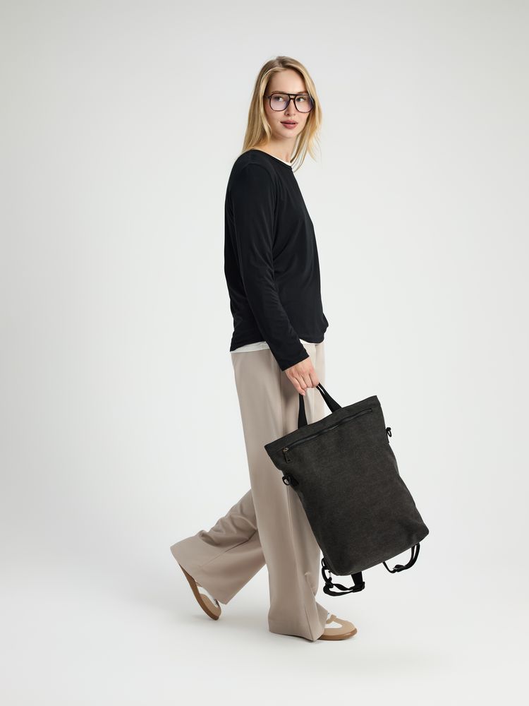 Рюкзак-шопер Casual ver.2, черный-6