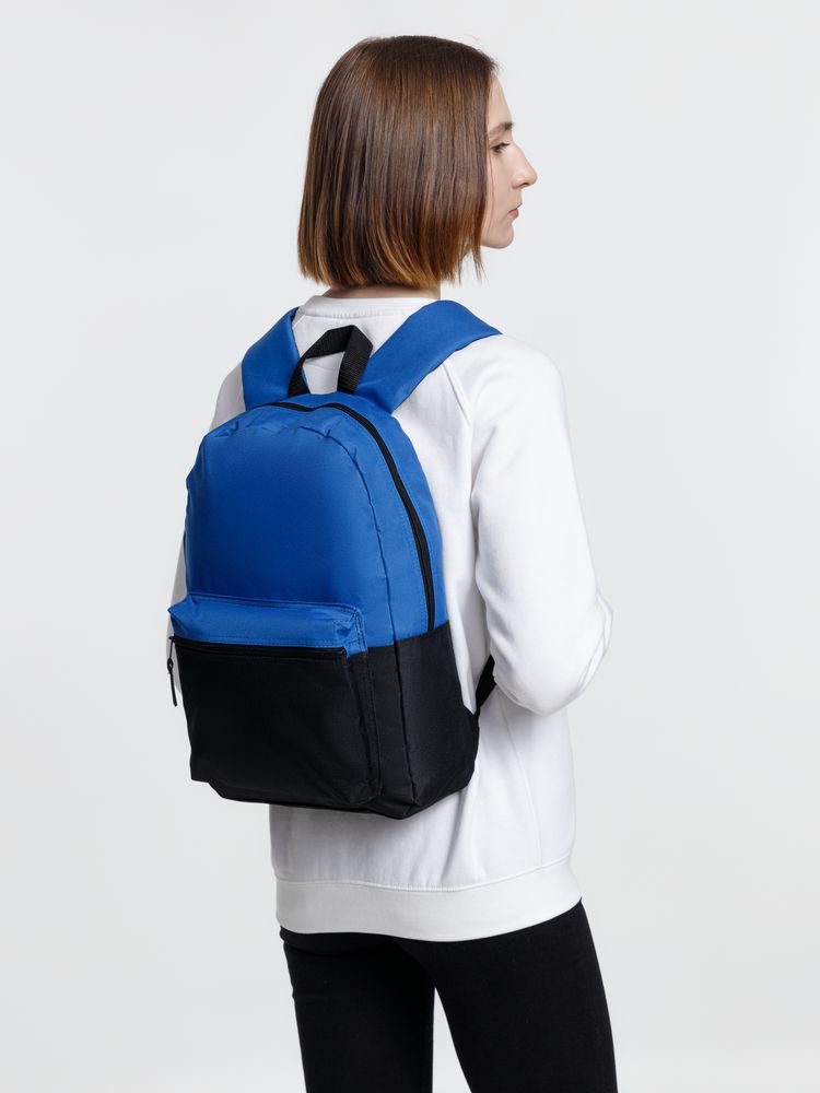 Рюкзак Base Up, черный с синим-4