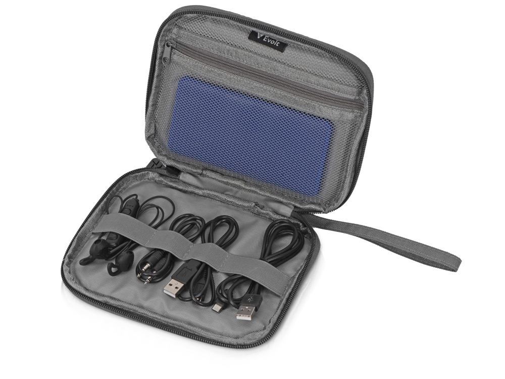 Органайзер для проводов и электроники Keep Organized M, темно-серый-1