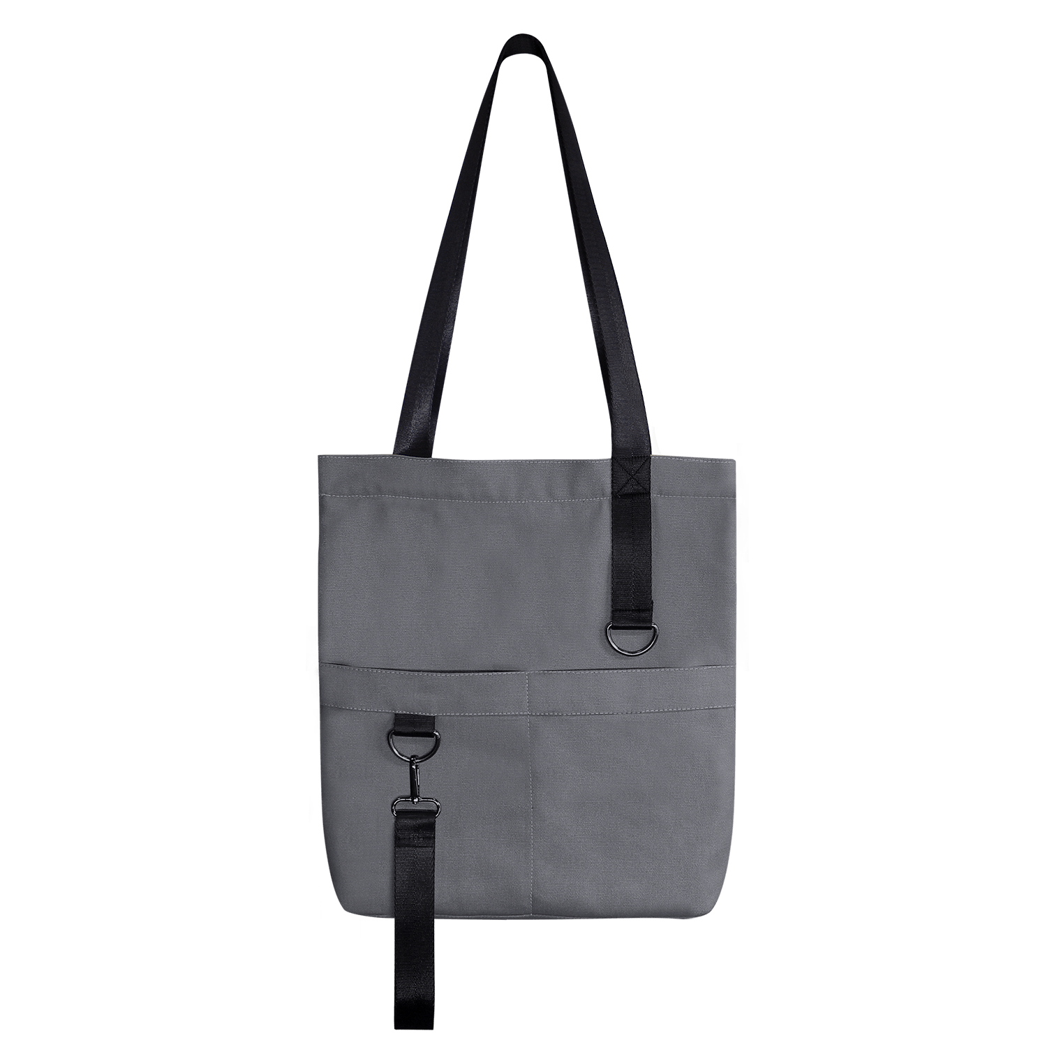 Шоппер Superbag ZIP, с двумя карманами и молнией (серый)-2