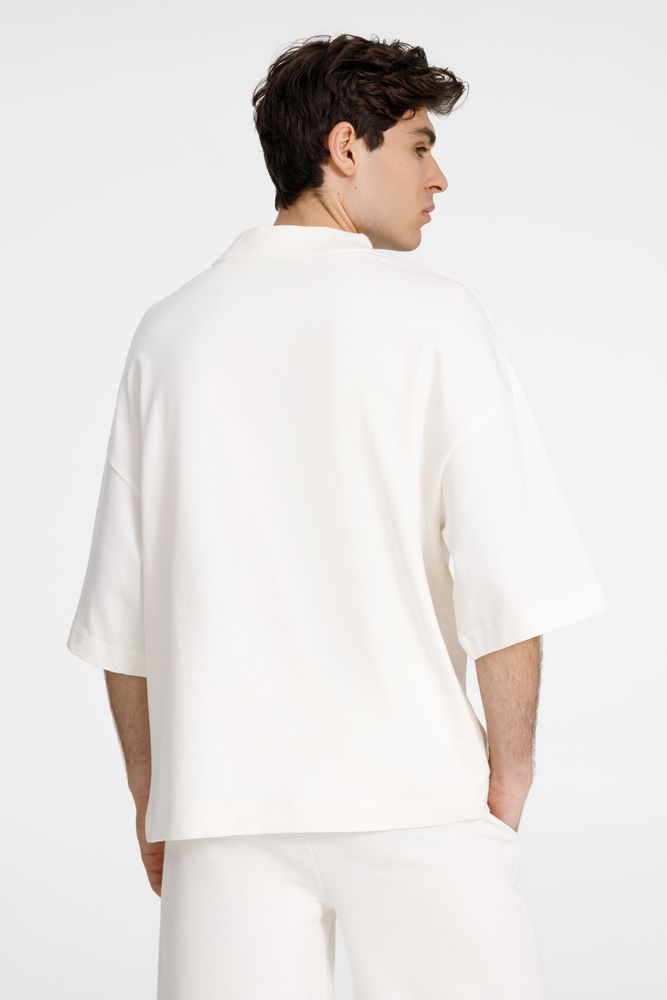 Футболка оверсайз унисекс T9, молочно-белая-2