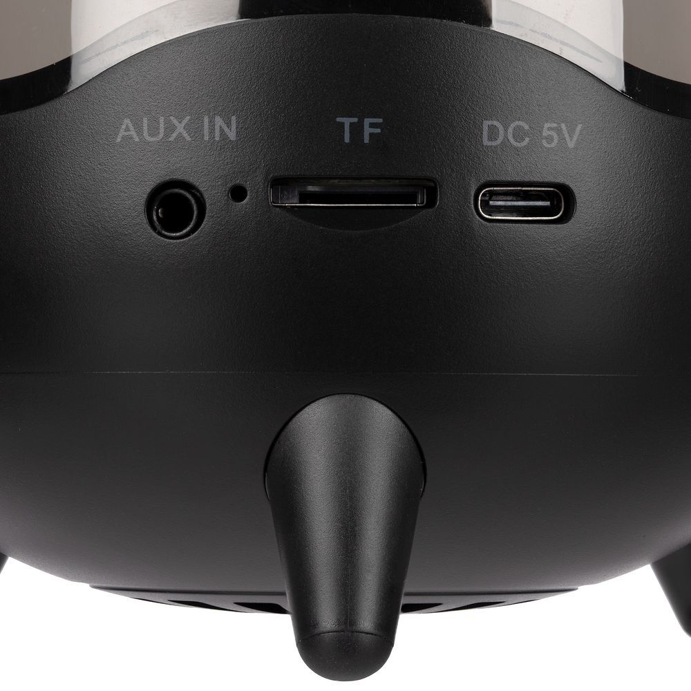 Беспроводная колонка с подсветкой soundFlicker, черная-2