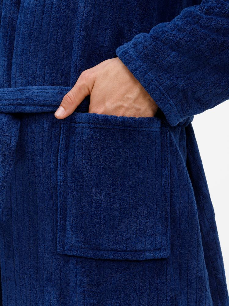 Халат флисовый Magic Mantle, темно-синий-3