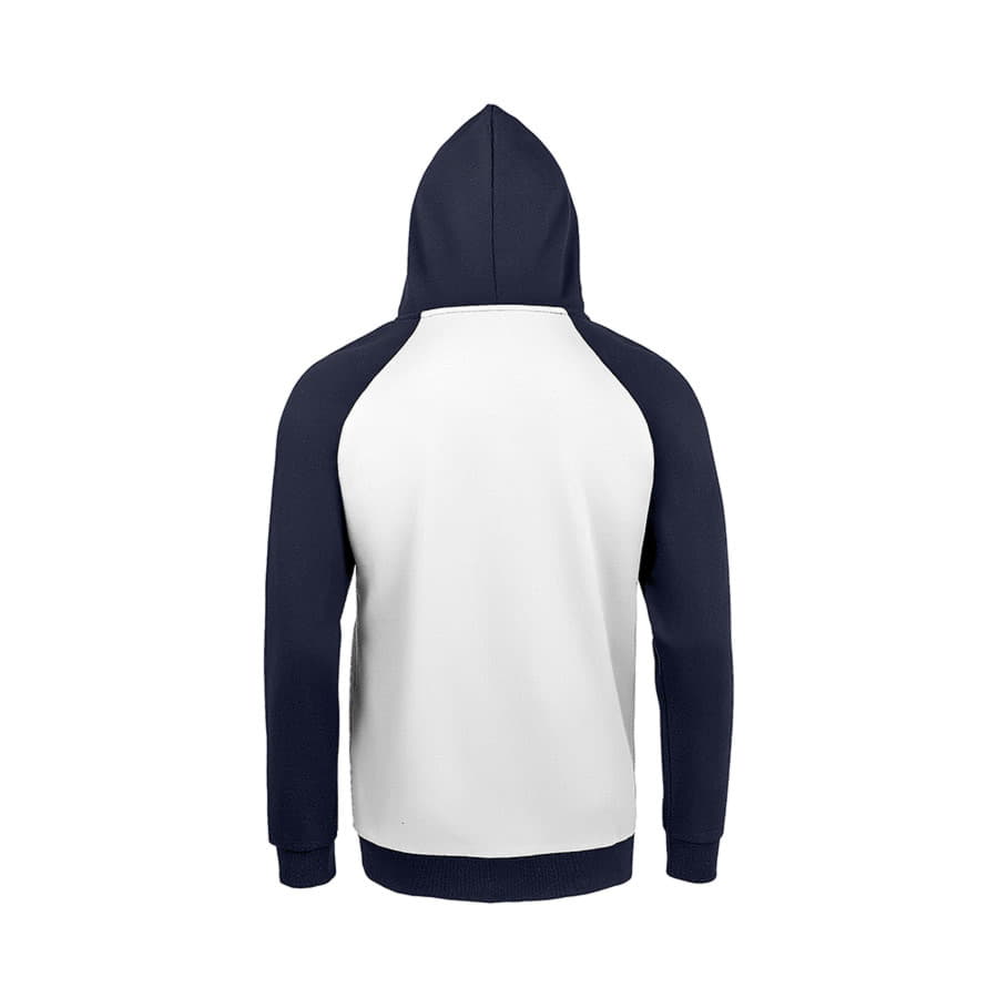 Толстовка унисекс SEATTLE 280, белый, темно-синий-1