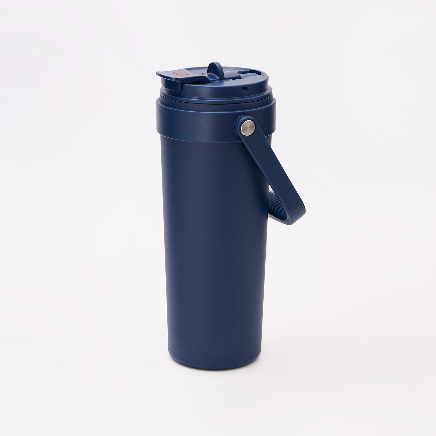 Термокружка вакуумная Соло (Solo), синяя-8