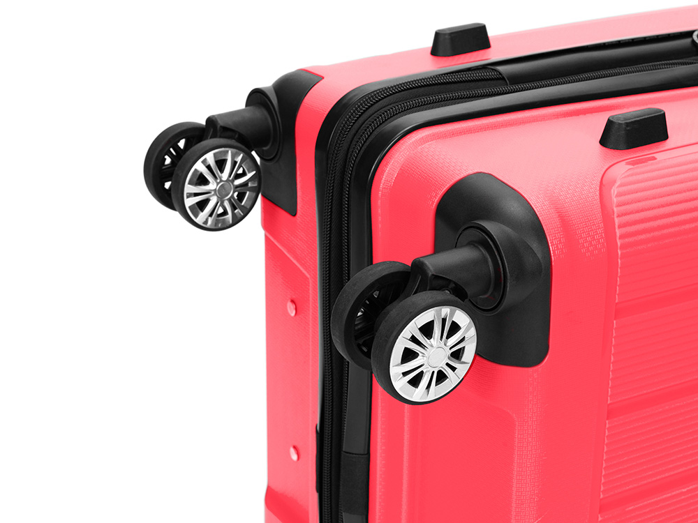 Чемодан TORBER В Отпуск, ярко-розовый, полипропилен, 55 х 36 х 21,5 см, 37 л-7