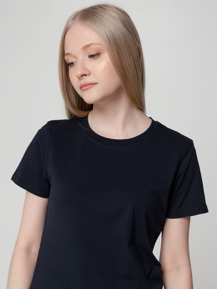 Футболка женская T-bolka Lady, темно-синяя-4