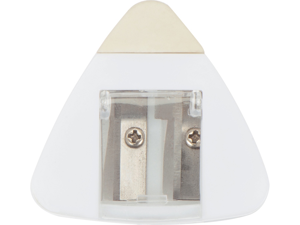 Точилка с ластиком Easy duo, белый-3