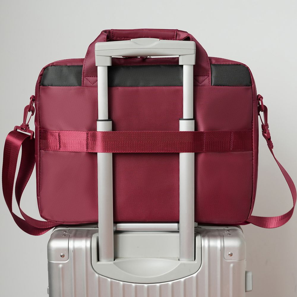 Сумка для ноутбука L245, бордовая-4