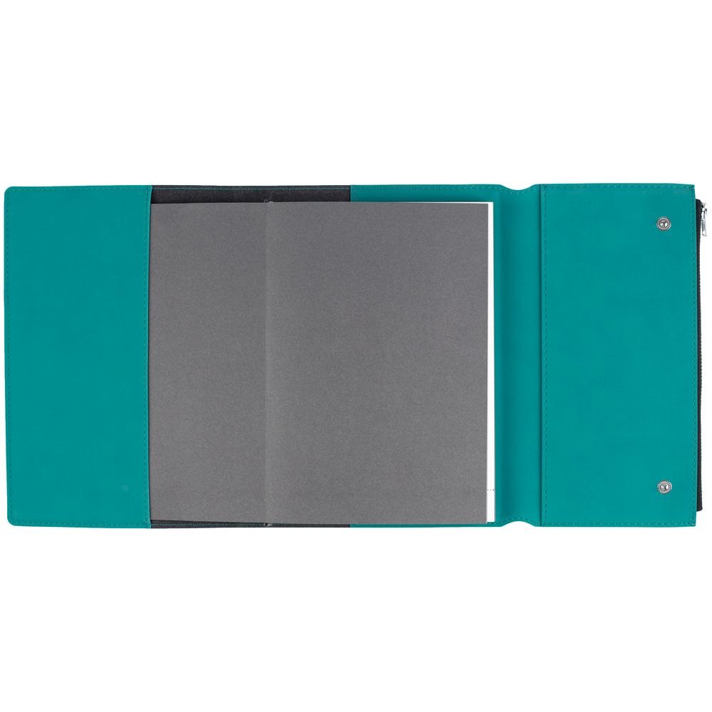 Ежедневник Grace на заказ, недатированный, бирюзовый-3