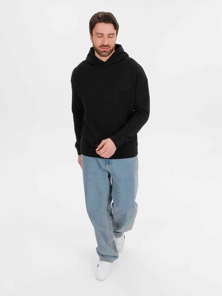 Худи оверсайз унисекс Outshine, черное-3