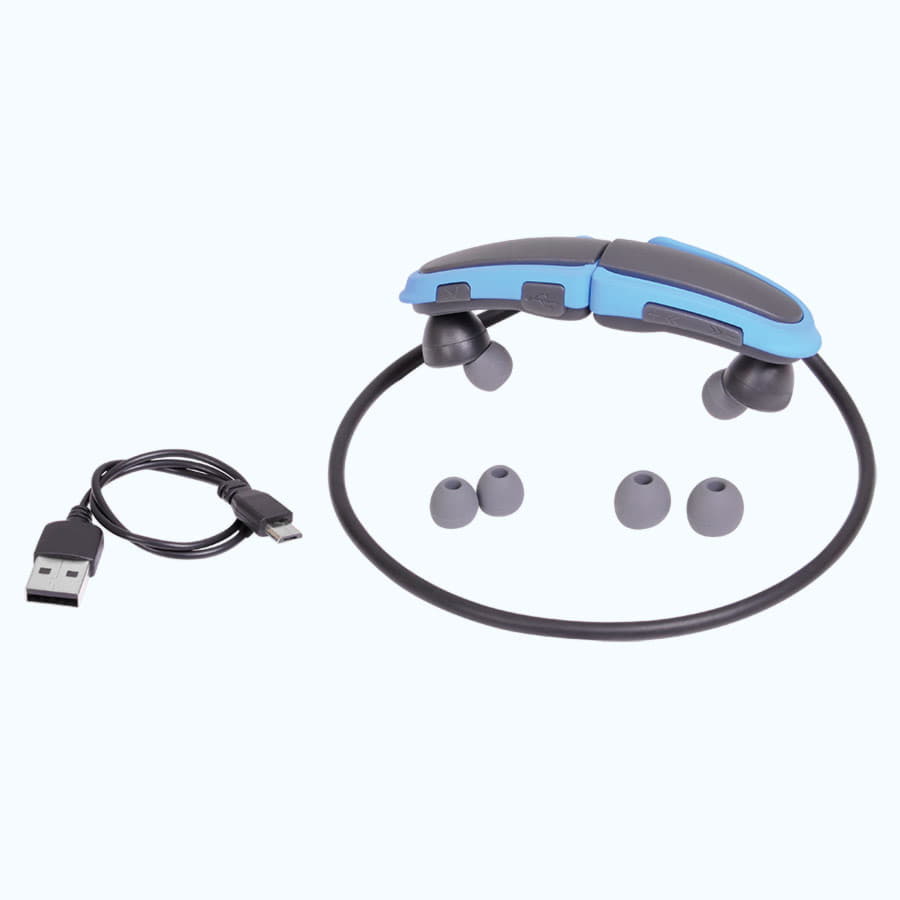 Наушники bluetooth беспроводные "Sprinter", серый, черный-2