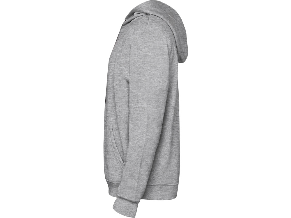 Толстовка с капюшоном Urban детская, серый меланж/черный-2