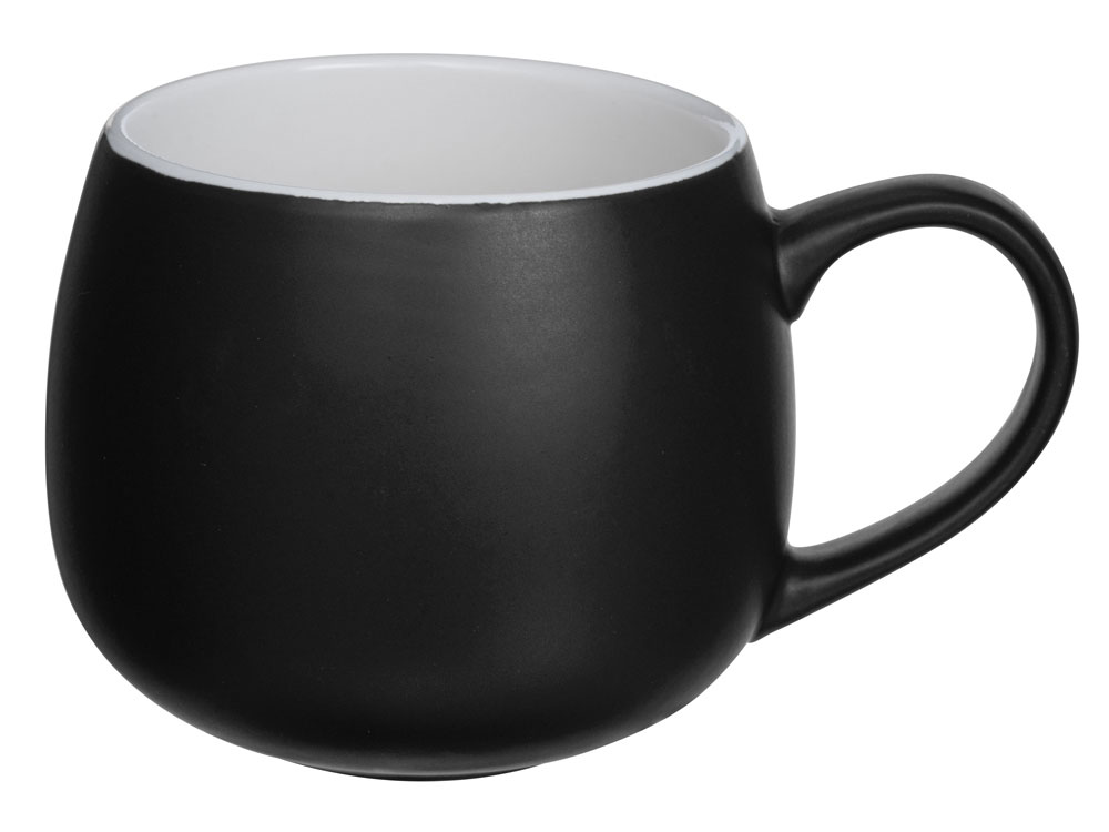 Кружка круглой формы Verlo, 410мл, черный-1