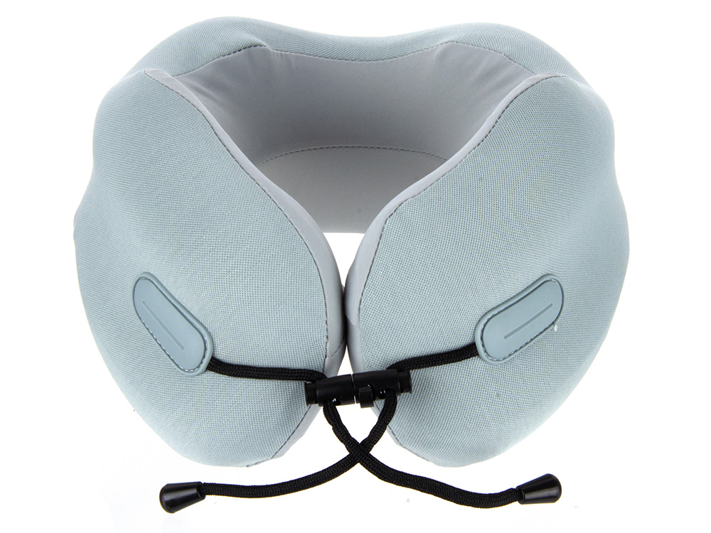 Подушка для путешествий с эффектом памяти Memo Pillow PRO M/L English Blue-1