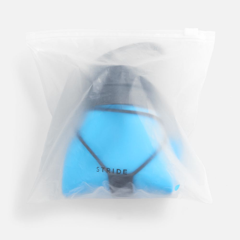 Складная бутылка для воды Langfossen, голубая-4