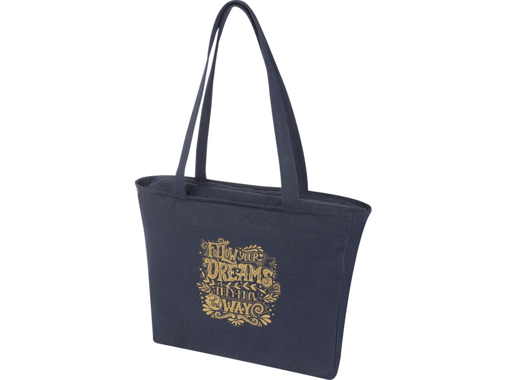 Weekender эко-сумка из переработанного материала Aware™ плотностью 500 г/м² - Нейви-5