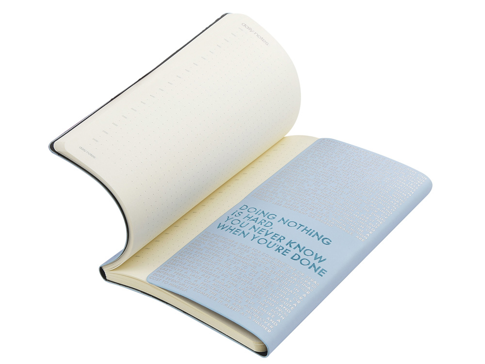 Ежедневник недатированный А5 Bilbao, зефирный сиреневый-2